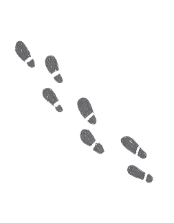 footsteps